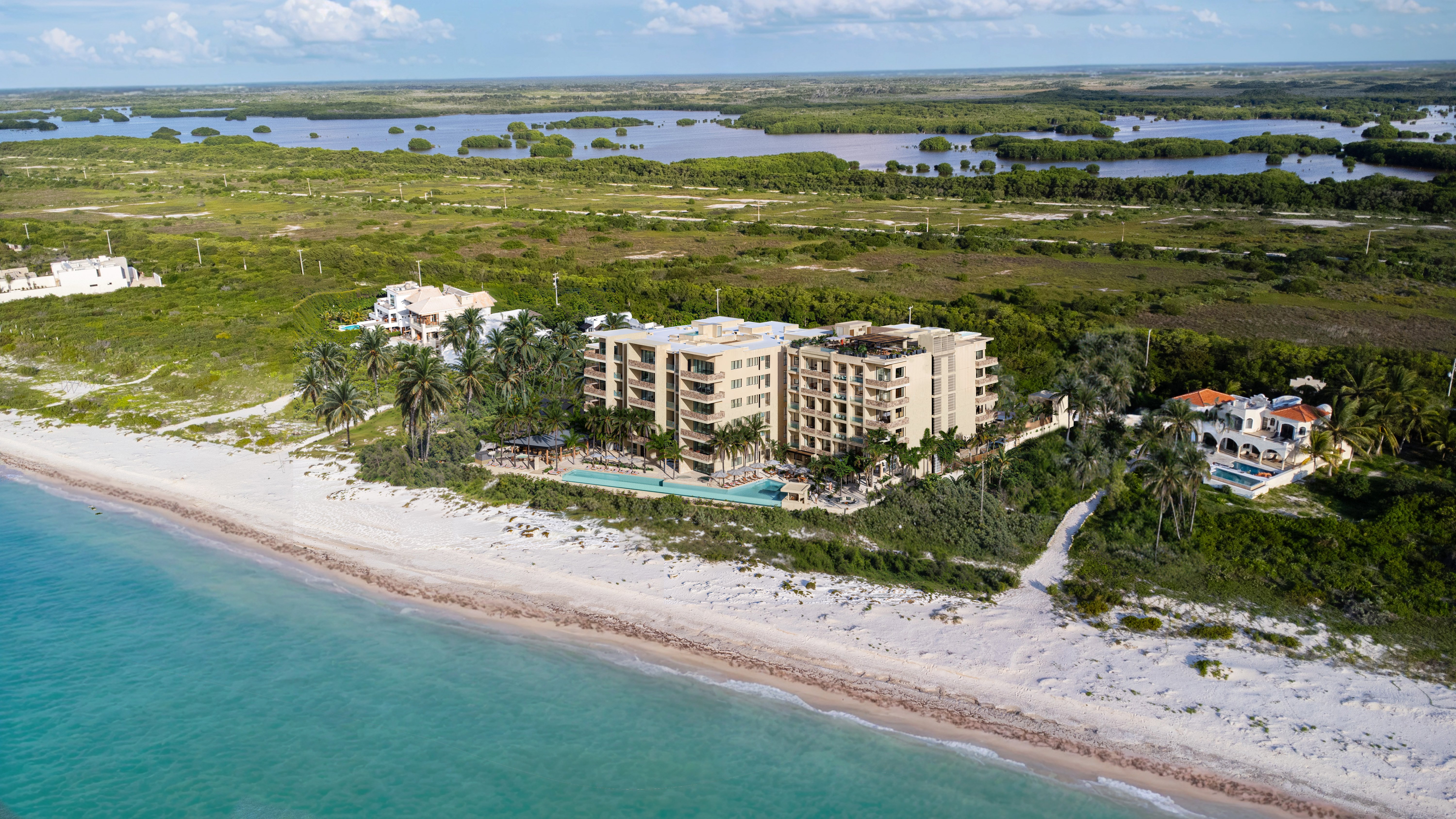 Avance de obra del proyecto Arrecife Sisal